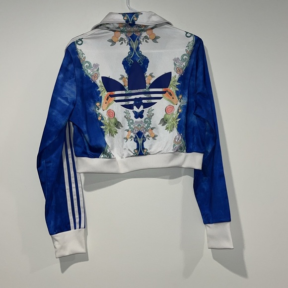 ADIDAS x FARM RIO tropical cropped track jacket - Picture 7 of 13